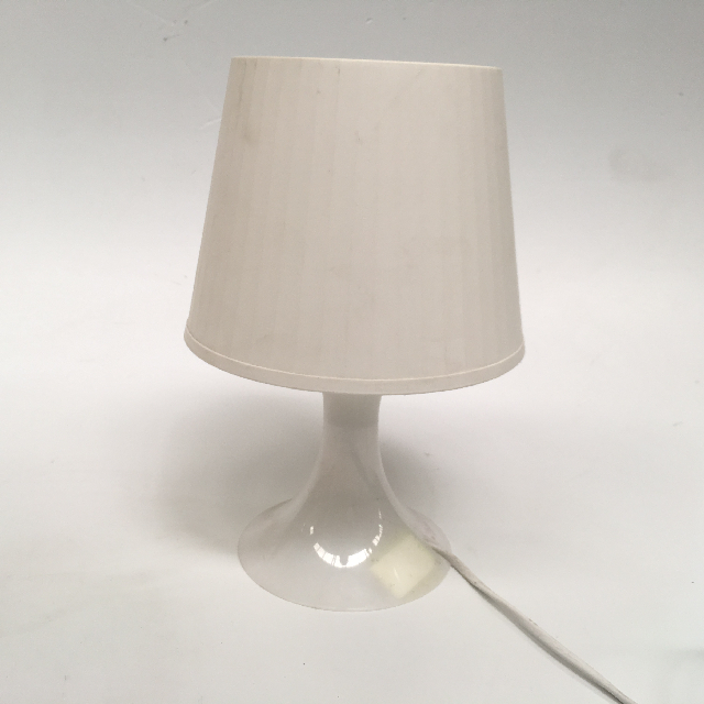 LAMP, Table Lamp - White Plastic (Small)